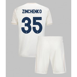 Nottingham Forest Oleksandr Zinchenko #35 Udebanetrøje Børn 2025-26 Kortærmet (+ Korte bukser)